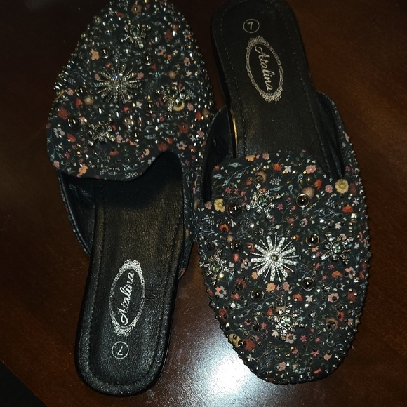 ATALINA Sz 7S LIPS FAIRYCORE EMBELLISHMENTS GALORE! WHIMSY WITCHY FLASHY SHINY - Picture 5 of 15